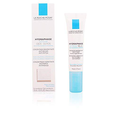 La Roche Posay Hydraphase Intense Hyaluronic Acid Eyes, Reduces Under Eye Bags and Puffiness with Plumping Hydration, 0.5 Fl Oz