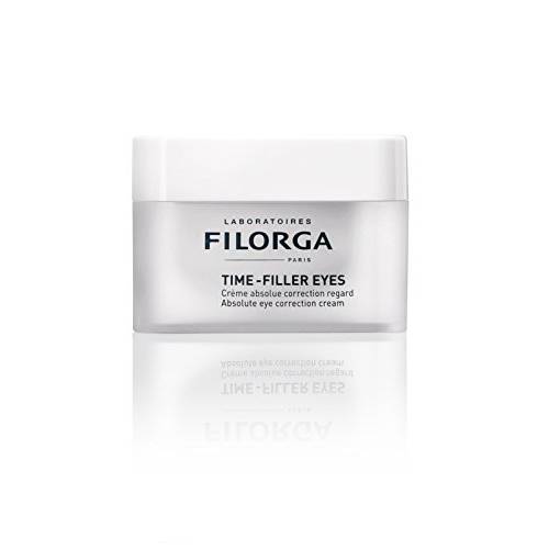 Filorga Time-Filler Eyes Daily Anti Aging and Wrinkle Reducing Eye Cream With Hyaluronic Acid to Minimize Wrinkles and Dark Circles, Lift Eyelids, and Enhance Lashes, 0.5 oz.