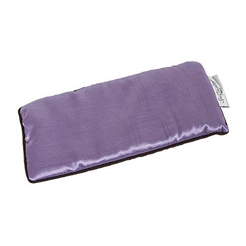 DreamTime Spa Comforts Eye Pillow with Lavender Aromatherapy, Natural Herbal Stress Relief Mask, Purple and Brown, Pack of 1