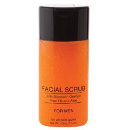 Jolie Facial Scrub W/Mandarin Orange Peel Oil & Aloe - For Men 3.5 oz.