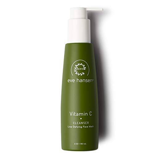 Eve Hansen Vitamin C Cleanser For Face | Hypoallergenic Cruelty Free Face Wash for Dry and Sensitive Skin | Vegan Unscented Facial Gel Cleanser | 6 oz