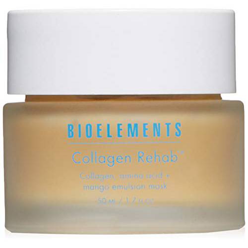 Bioelements Collagen Rehab - 1.7 fl oz - Face & Lip Mask for Aging Skin - Creates Instant Dewiness + Improves Fine Lines & Wrinkles - Vegan, Gluten Free - Never Tested on Animals