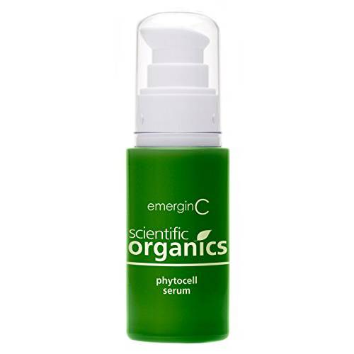 emerginC Scientific Organics Phytocell Facial Serum - Serum with Plant Stem Cells to Help Visibly Improve Skin Tone + Texture (1 Ounce, 30 ml)