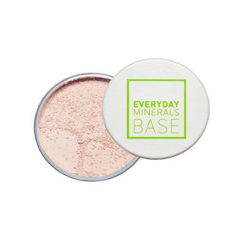 Everyday Minerals | Rosy Ivory 1C Jojoba Base Mineral Loose Powder Foundation |100% Vegan | Cruelty Free | Natural Mineral Makeup | Cool Undertones | Full Coverage | For Dry Skin Type