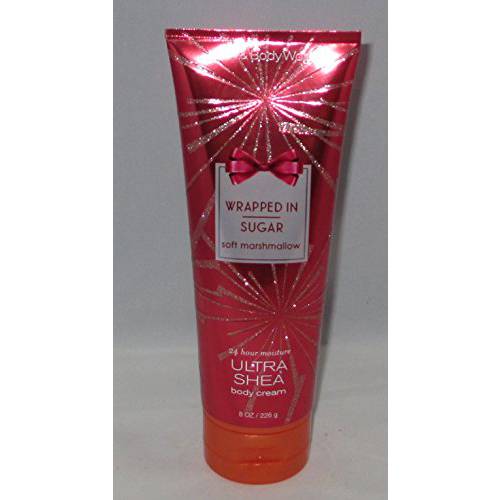 Bath and Body Works Wrapped in Sugar Ultra Shea Body Cream 8 Ounce Full SIze Retired Scent