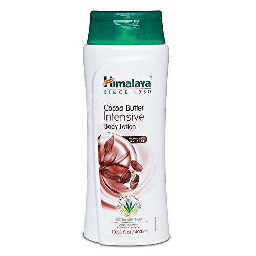 Himalaya Cocoa Butter Intensive Body Lotion, Daily Ultra Moisturizer for Dry Skin, 13.53 oz