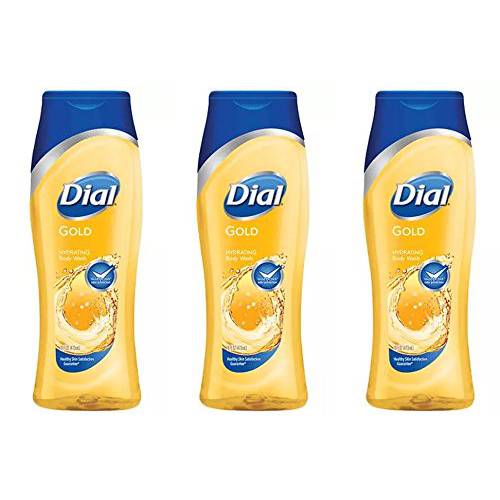 Dial Gold Hydrating Body Wash 16 oz (Pack of 3)
