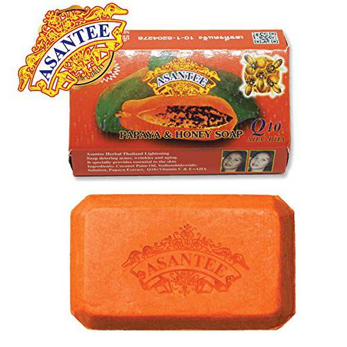 Asantee Papaya and Honey Skin Whitening Facial Soap 125 grams