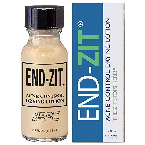 End-zit Acne Control Drying Lotion (Light/Medium), 0.5 Ounce