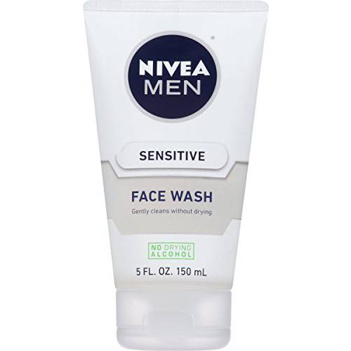 Nivea Men Sensitive Face Wash with Vitamin E, Chamomile and Witch Hazel Extracts, 5 Fl Oz Tube