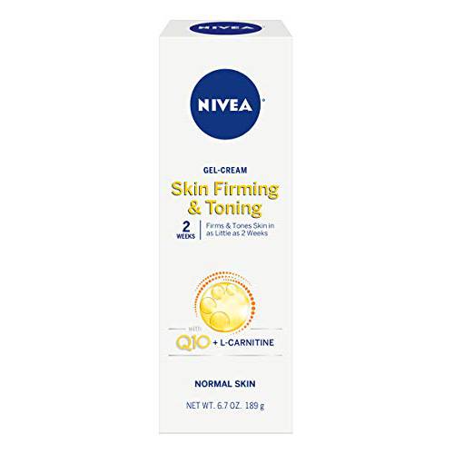 NIVEA Skin Firming & Toning Body Gel-Cream, With Q10 For Normal Skin, Truly Yours, 6.7 oz Tube