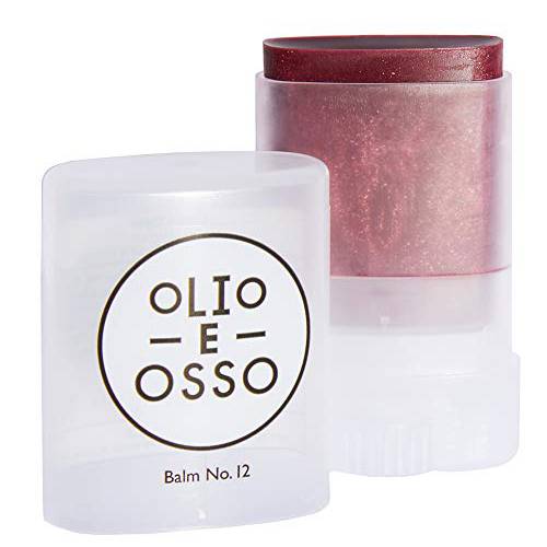 Olio E Osso - Natural Lip + Cheek Balm | Natural, Non-Toxic, Clean Beauty (No. 12 Plum)