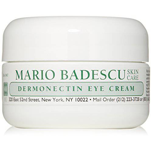 Mario Badescu Dermonectin Eye Cream for All Skin Types |Eye Cream for Brighter Looking Eyes |Formulated with Peptides & Cocoa Butter| 0.5 OZ (Pack of 1)