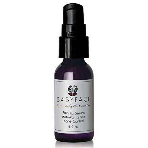 BABYFACE Clear Skin Potent & Fast Working SkinFix Serum 2.5% Retinol + 20% Vitamin C + Niacinamide, Salicylic Acid, for Teen and Adult Acne, 1.2 oz.