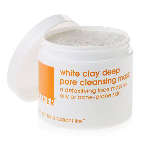 LATHER Brightening Mask With Glycolic Acid | Face Mask | 10 Minute Brightening Mask | For Combination, Mature & Dry Skin | Facial Skin Care Products | Beauty Products | Self Care | 4 Oz