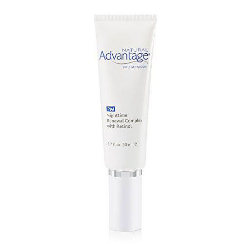 Natural Advantage Nighttime Renewal Complex – with Retinol, Shea Butter, and Vitamin E – For Enlarged Pores and Uneven Skin Tone – 1.7 Ounces by Jane Seymour