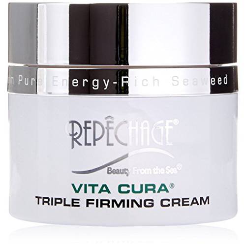 Repechage Vita Cura Triple Firming Cream. Anti Aging Face + Neck Moisturizer Cream. Clinically Proven to Help Improve the Appearance of Skin Firmness, Lines & Wrinkles 1.7fl oz/50ml