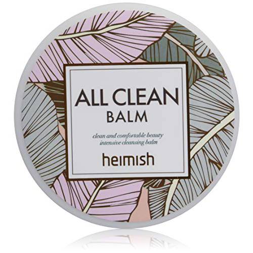 HEIMISH All Clean Balm 120ml, Cleansing balm Make up Remover, Face Wash, Korean Skincare, Facial cleansing balm, Balm to Oil, Pore and Sebum Care, Blackhead Care, Soothing & Moisturizing, Vegan