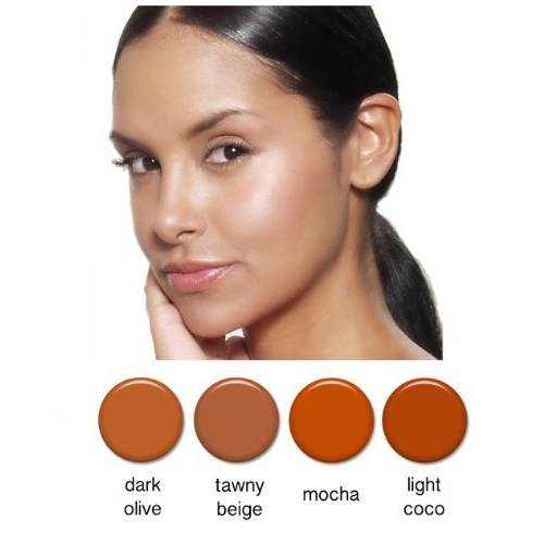 Art of Air 4pc TAN Complexion Professional Airbrush Cosmetic Makeup Set 1/2 oz bottles