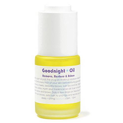 Living Libations - Organic / Wildcrafted Goodnight Oil Eye Makeup Remover (0.5 fl oz / 15 ml)