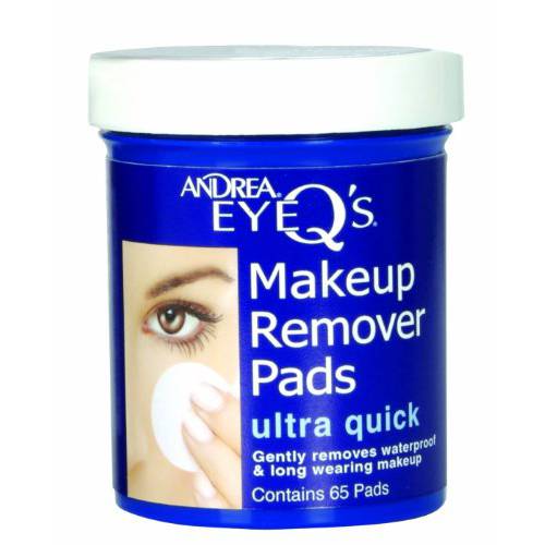 Andrea Eye Q’s Ultra Quick Eye Makeup Remover Pads, 65-Count (Pack of 3)