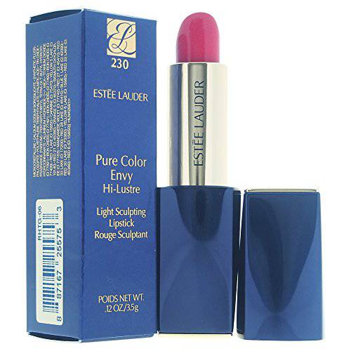 Estee Lauder Pure Color Envy Hi-Luster Light Sculpting Lipstick, No. 230 Pretty Shocking, 0.12 Ounce