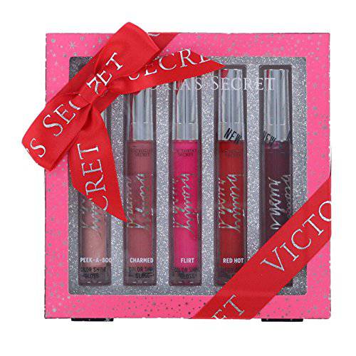 Victoria’s Secret Beauty Rush Color Shine 5-Piece Lip Gloss Gift Set 0.11oz Each