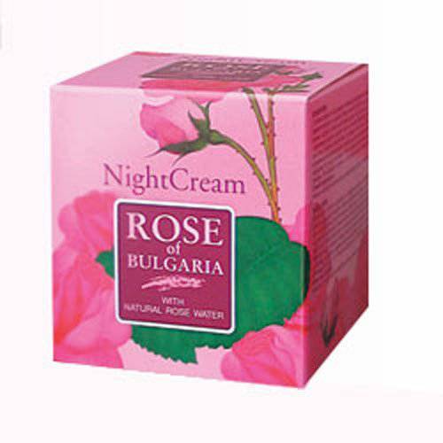 Night Cream Rose of Bulgaria with Natural Rose Water