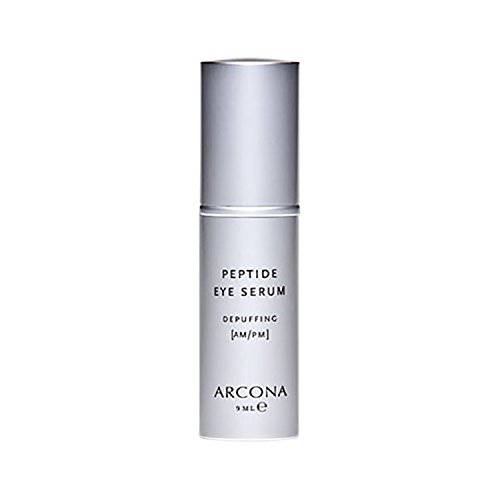 ARCONA Peptide Eye Serum - Coffee Extract Reduces Puffiness, Aloe + Lavender Soothe, Peptides Reduce Fine Lines + Wrinkles .3 oz