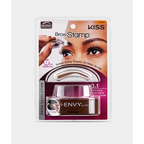 i ENVY BY KISS Brow Stamp Perfect Eyebrow Dark Brown KPBS01