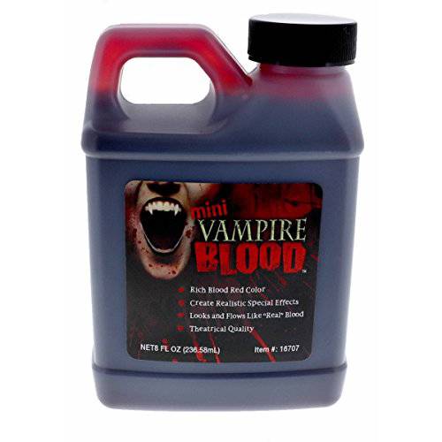 Vampire Blood, Theatrical Quality Fake Blood, 8 Ounce