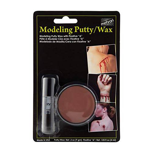 Mehron Makeup Molding Putty/Wax (.3 oz) with Fixative A (.125 oz)