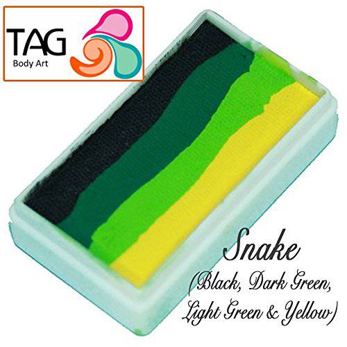 TAG Face and Body Paint - 1 Stroke Split Cake 30g - Snake