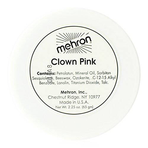 Mehron Makeup Clown Pink Face Paint (2.25 oz)