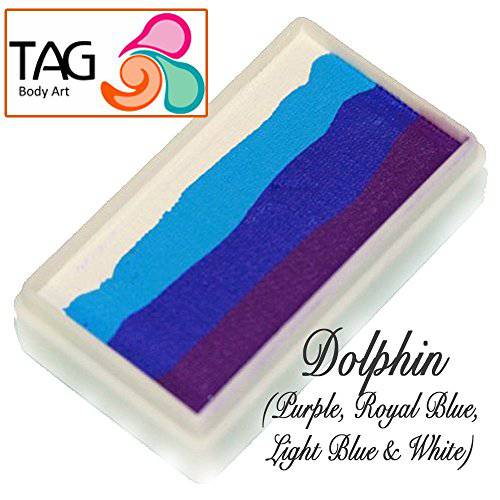 TAG Face and Body Paint - 1 Stroke Split Cake 30g - Dolphin