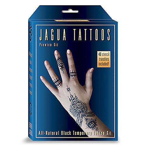 Organic Jagua Black Temporary Tattoo and Body Painting Premium Kit