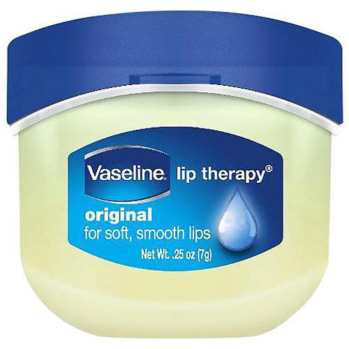 Vaseline Lip Therapy Lip Balm, Original 0.25 oz (Pack of 3)
