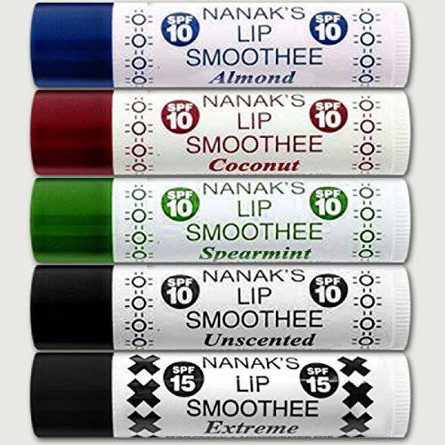 Nanak’s Lip Smoothee with SPF 10 - Spearmint - 3 Pack