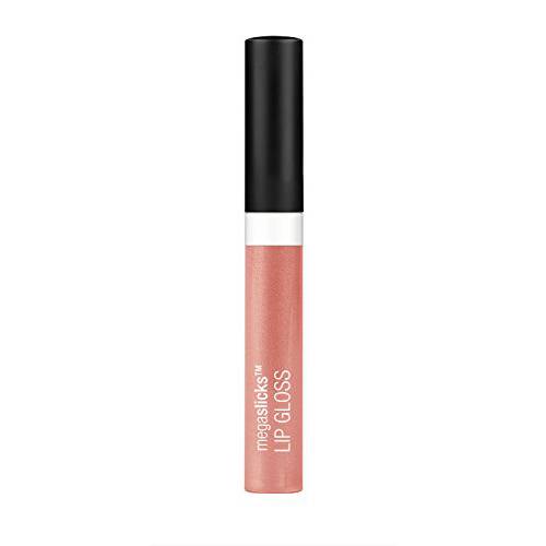 wet n wild Lip Gloss MegaSlicks, Light Pink Sun Glaze | High Glossy Lip Makeup