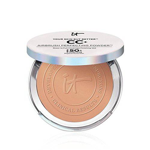 it COSMETICS Your Skin But Better CC+ Airbrush Perfecting Powder SPF 50+ Rich, 1 Count