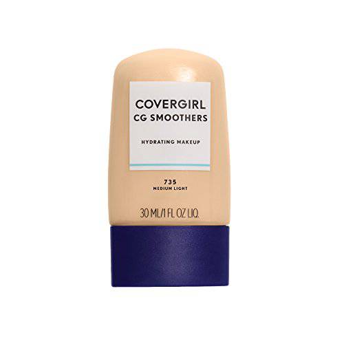 COVERGIRL Smoothers Hydrating Makeup Medium Light, 1 oz (packaging may vary)