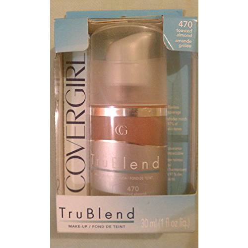CoverGirl Trublend Liquid Make Up Toasted Almond 470, 1.0-Ounce Bottle