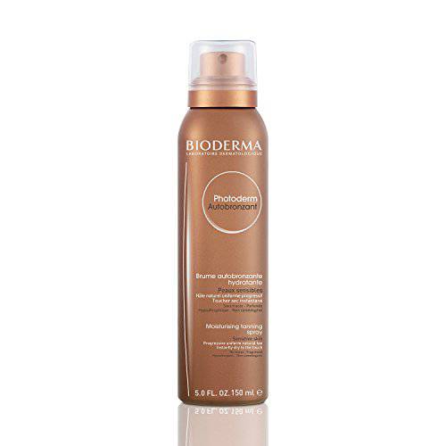 Bioderma - Photoderm - Self Tanner Mist Spray - Hydrates and Prolongs the Tan - Self Tanner for Sensitive Skin