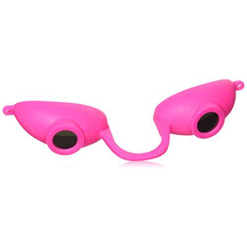 Super Sunnies Evo Flexible Tanning Bed Goggles UV Eye Protection Glasses Pink, FDA Compliant