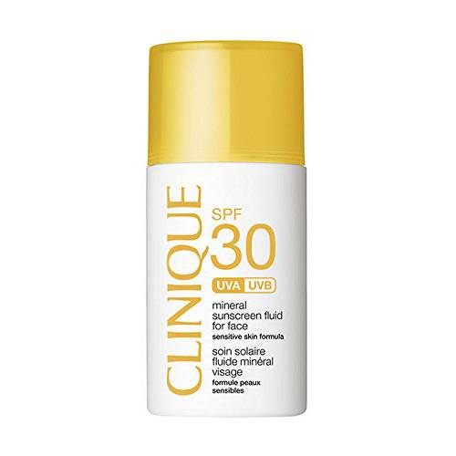 Clinique Mineral Sunscreen Fluid for Face SPF 30 Sensitive Skin, 1 Ounce