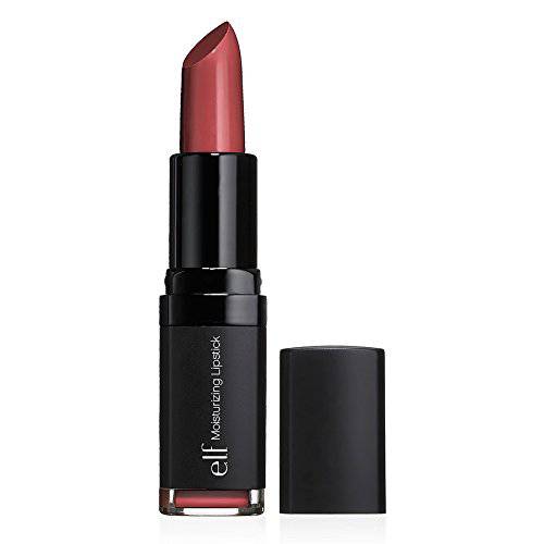 e.l.f. Cosmetics Moisturizing Lipstick, Provides Vibrant Color and Luminous Shine, Ravishing Rose
