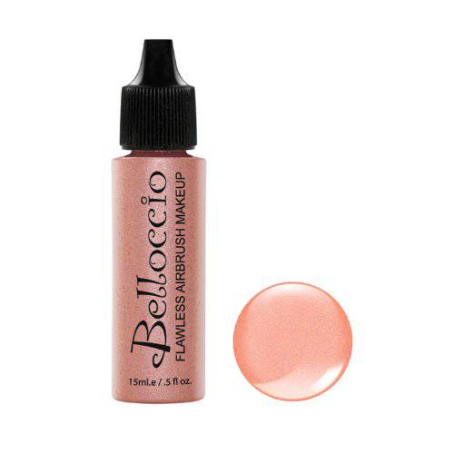 Belloccio’s Champagne Professional Flawless Airbrush Makeup Highlighter-Shimmer Half Ounce