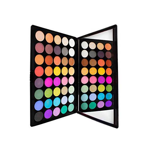 Eye Shadow Palette by Sacha Cosmetics, Best Professional Highly Pigmented Eyeshadow Makeup Powder Kit, Shimmer Glitter & Matte Colors, Frosted