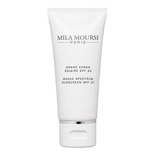 Mila Moursi | Broad Spectrum Sunscreen SPF 30, 1.7 Fl Oz | Ultra Sheer Anti-Aging Application, With Seven Potent Skin Nourishing Peptides to Improve and Protect Your Skin with One Product