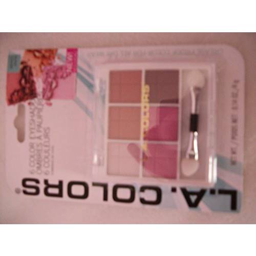 L.A. Colors Eyeshadow contains 6 Colors BEP431 Playful
